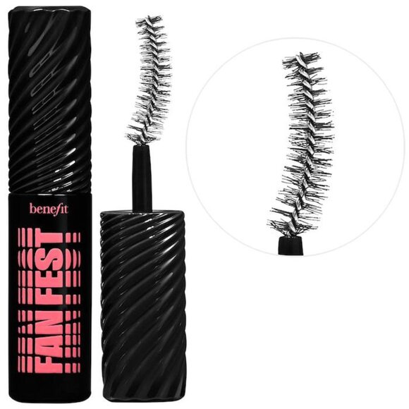 $5 add on / BENEFIT fan fest fanning& volumizing mascara, 3g travel size - Picture 3 of 3
